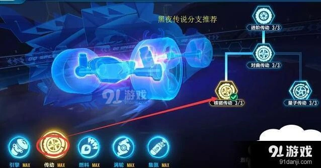 QQ飞车改装分支全面攻略