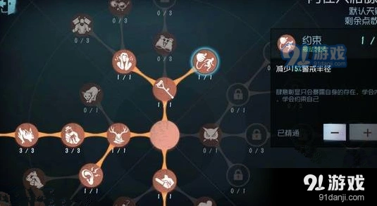 第五人格约束天赋效果与使用方法指南