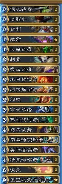 炉石传说奇迹弑君贼卡组攻略 卡组构建思路