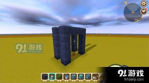 迷你世界水帘洞滑动门建造指南