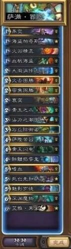 炉石传说萨满通关巫妖王攻略指南