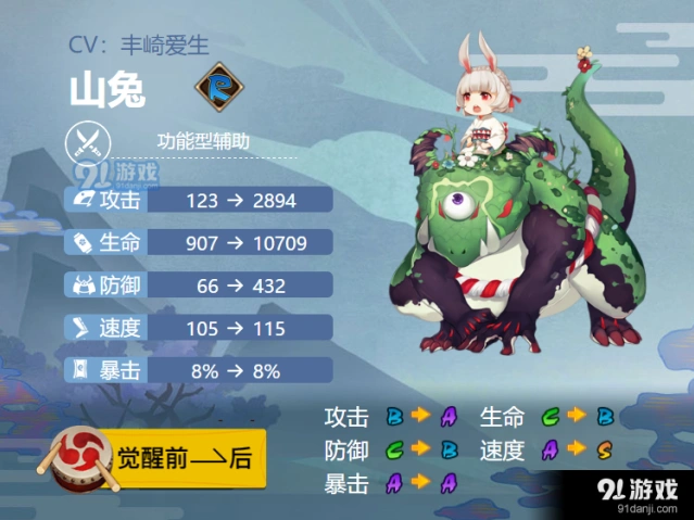 阴阳师山兔御魂速度属性选择