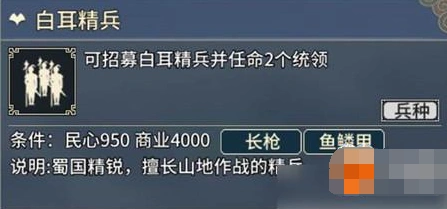 三国志汉末霸业白耳精兵克制关系详解