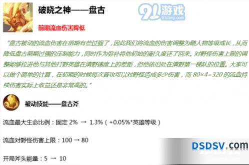 《王者荣耀》S16赛季英雄平衡性调整