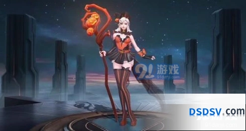 王者荣耀王昭君魔女万圣皮肤特效展示