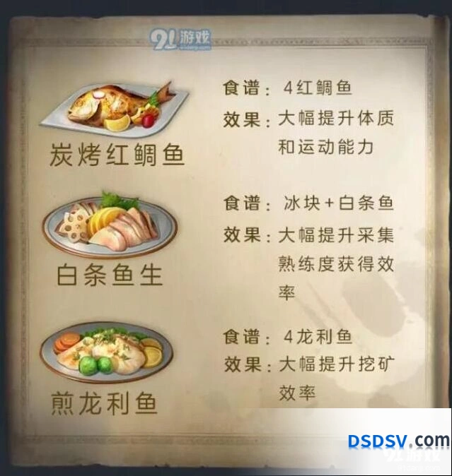 明日之后新版本食谱制作指南