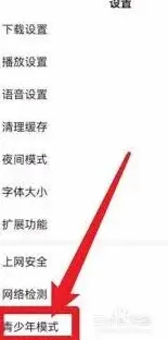 百度青少年模式