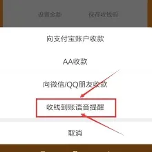 支付宝语音播报