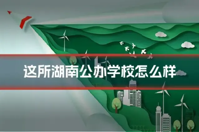 这所湖南公办学校怎么样