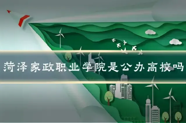 菏泽家政职业学院是公办高校吗