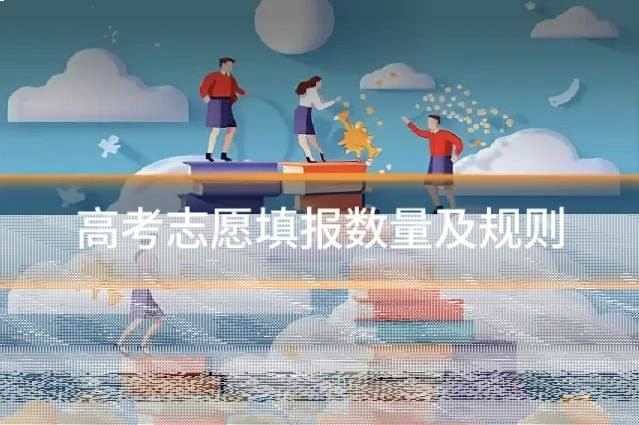 高考志愿填报数量及规则
