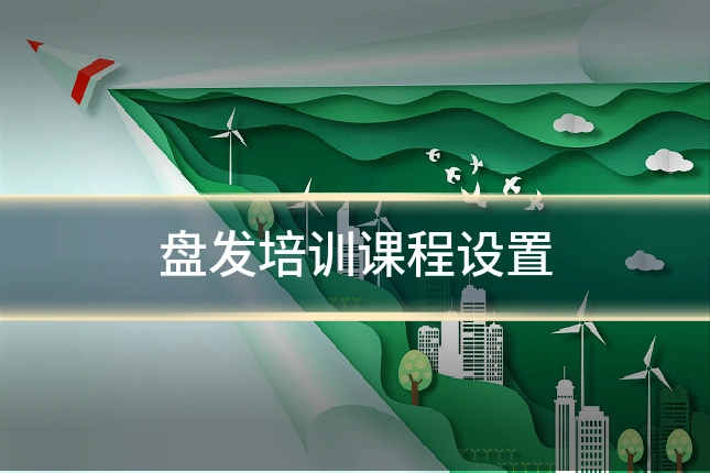 盘发培训课程设置