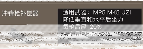 《荒野行动》冲锋枪补偿器攻略 实战作用详解