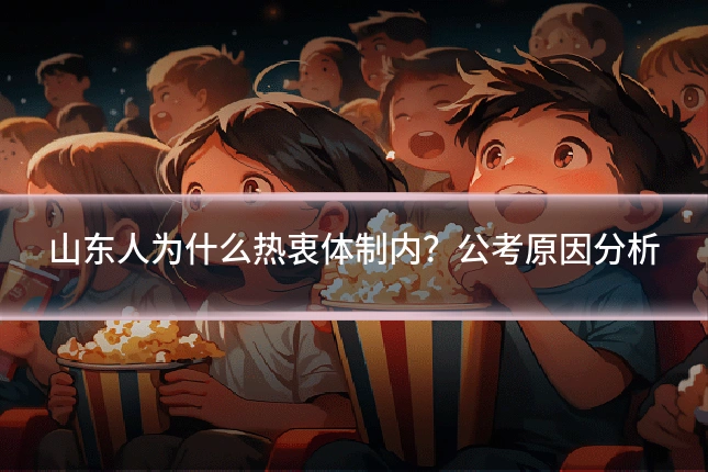 山东人为什么热衷体制内？公考原因分析