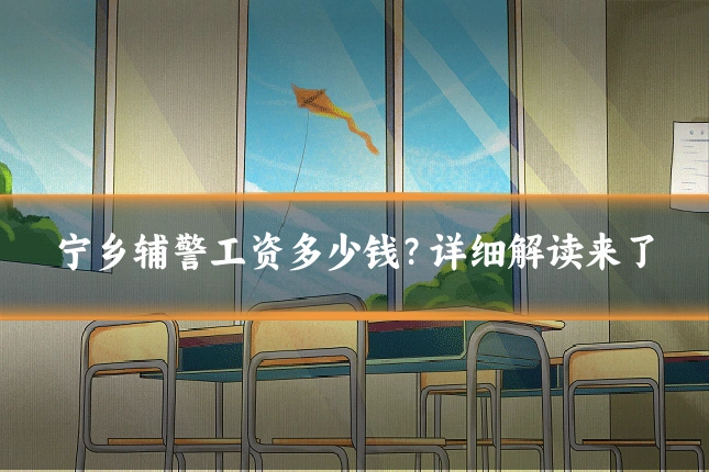 宁乡辅警工资多少钱？详细解读来了