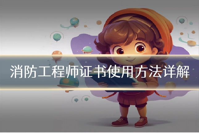 消防工程师证书使用方法详解