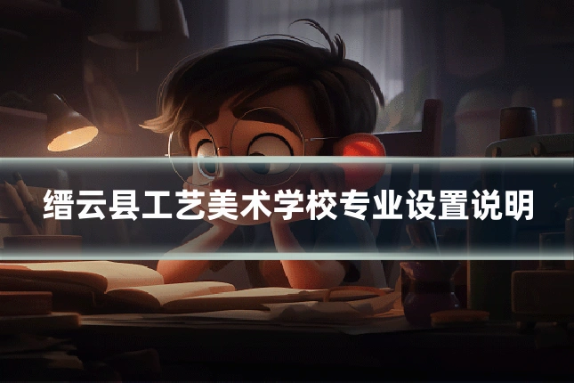 缙云县工艺美术学校专业设置说明