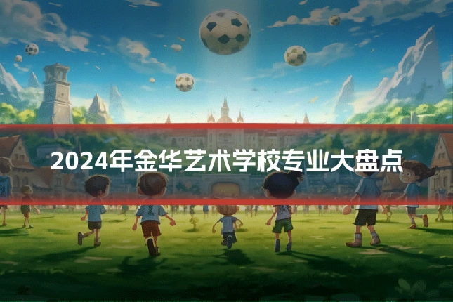 2024年金华艺术学校专业大盘点