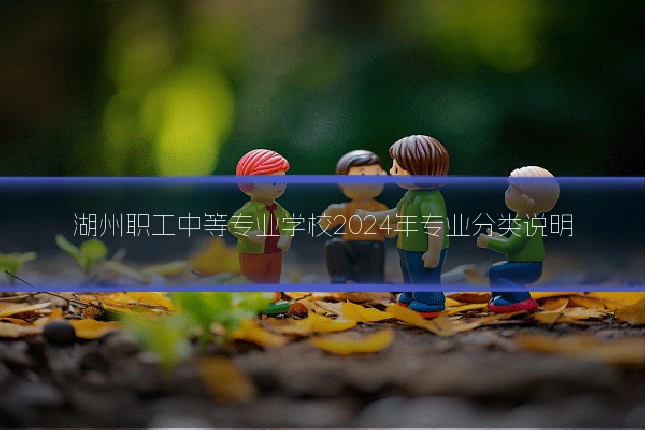 湖州职工中等专业学校2024年专业分类说明