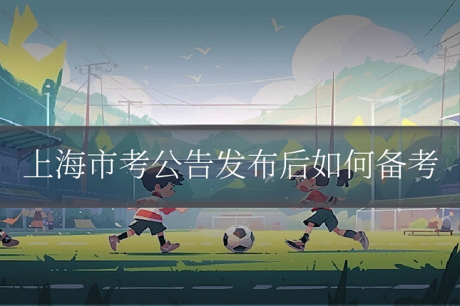 上海市考公告发布后如何备考