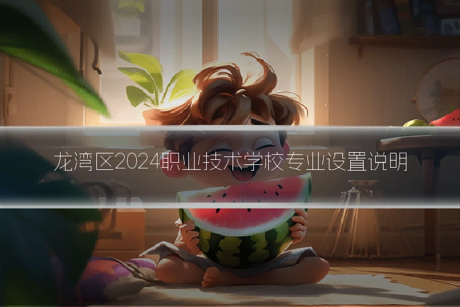 龙湾区2024职业技术学校专业设置说明