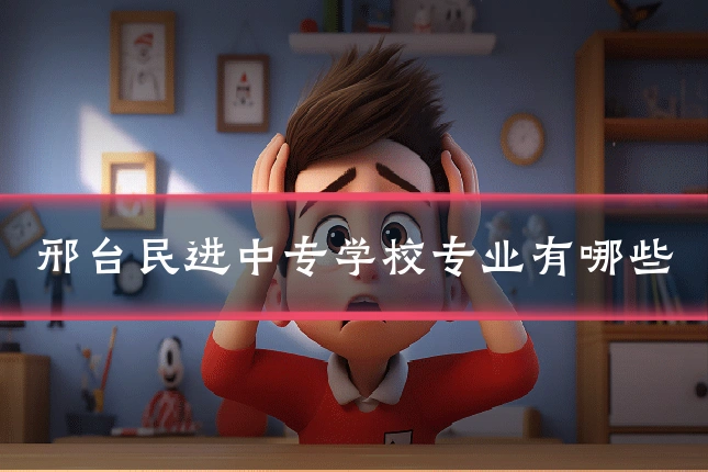 邢台民进中专学校专业有哪些