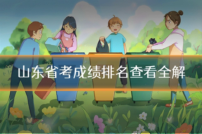 山东省考成绩排名查看全解