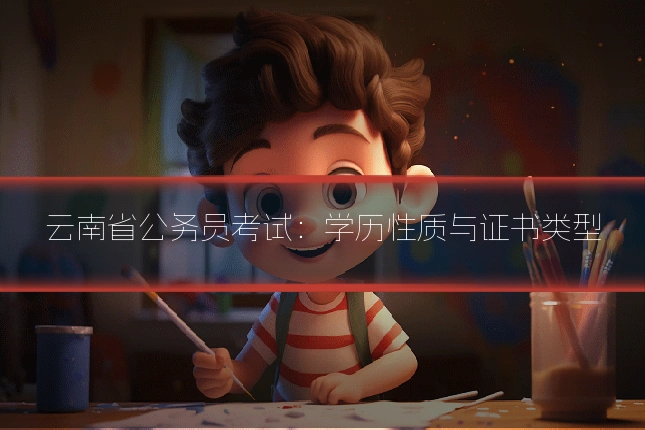 云南省公务员考试：学历性质与证书类型