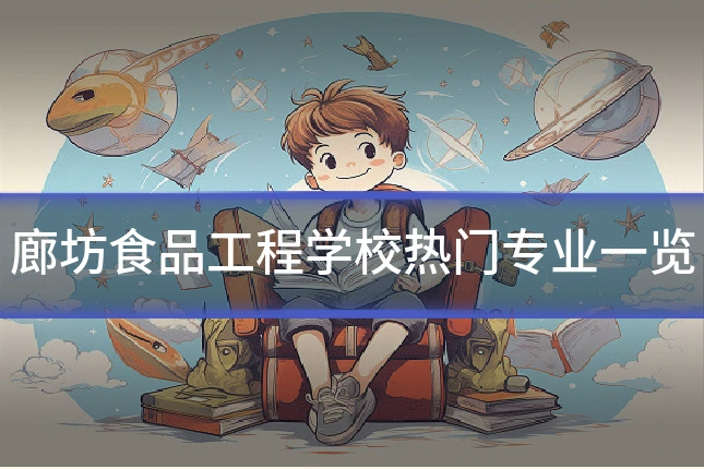 廊坊食品工程学校热门专业一览