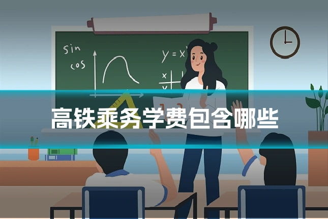 高铁乘务学费包含哪些