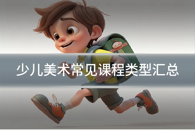 少儿美术常见课程类型汇总