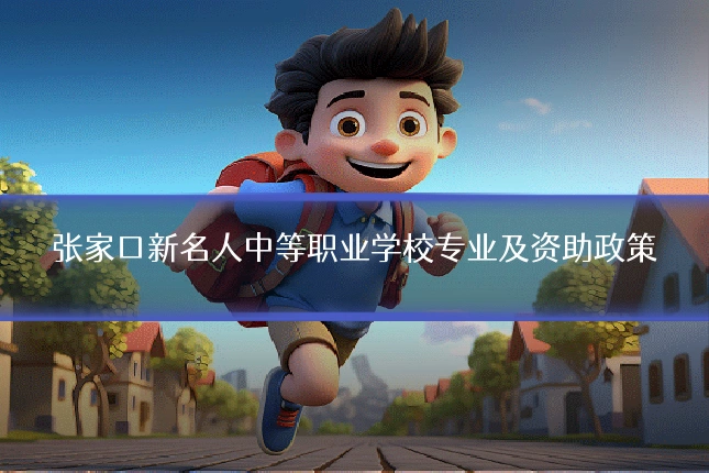 张家口新名人中等职业学校专业及资助政策