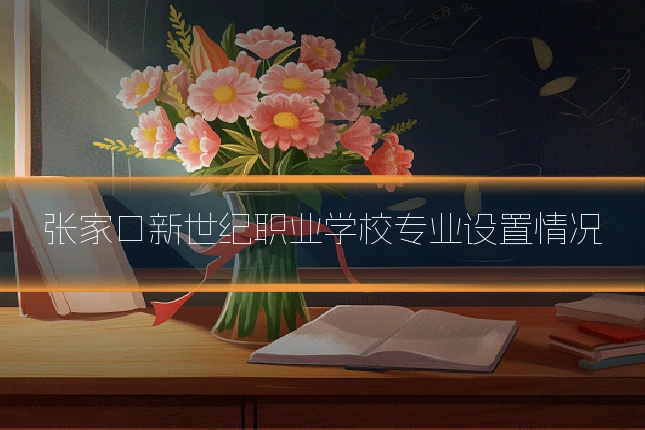 张家口新世纪职业学校专业设置情况
