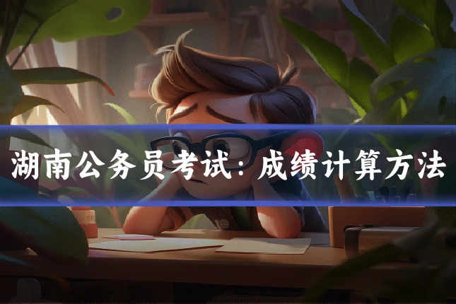 湖南公务员考试：成绩计算方法