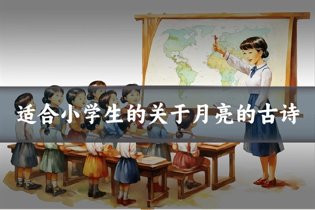 适合小学生的关于月亮的古诗