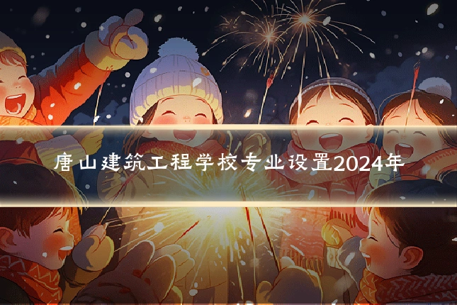 唐山建筑工程学校专业设置2024年