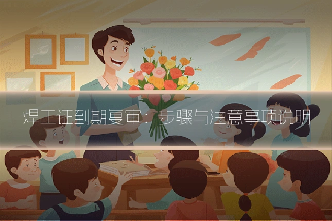 焊工证到期复审：步骤与注意事项说明
