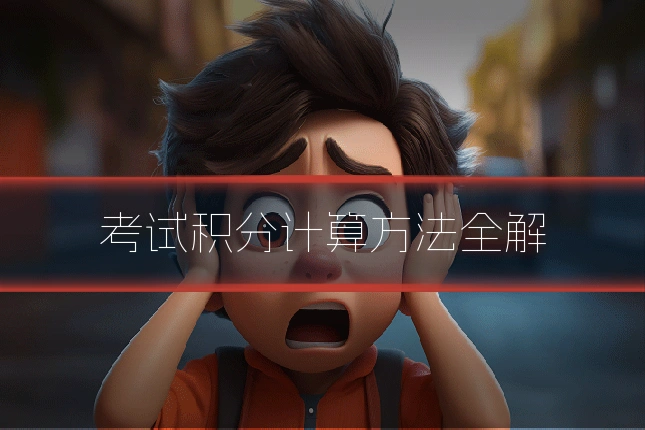 考试积分计算方法全解