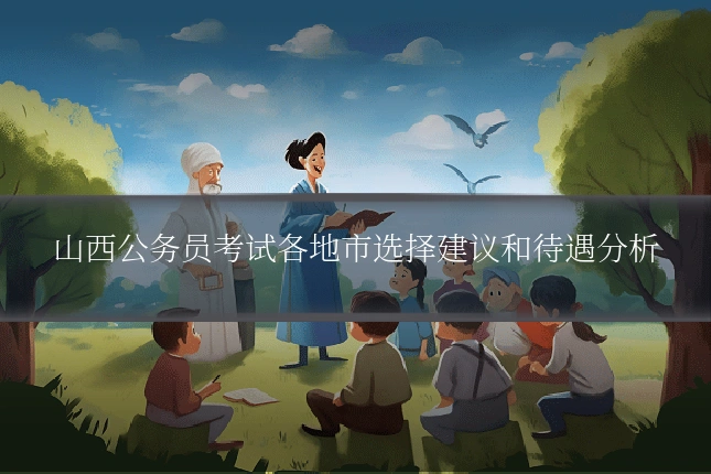 山西公务员考试各地市选择建议和待遇分析