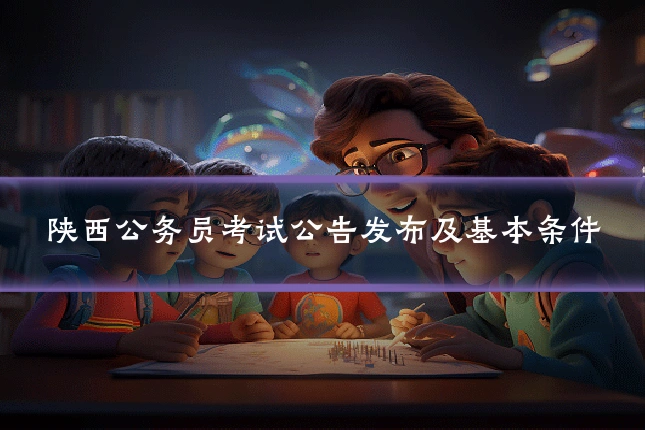 陕西公务员考试公告发布及基本条件