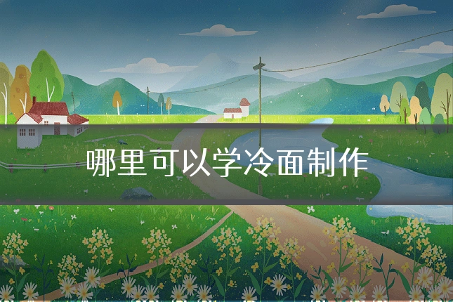 哪里可以学冷面制作