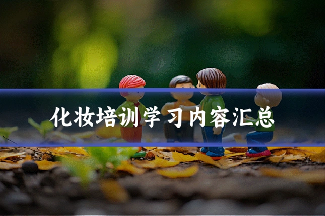 化妆培训学习内容汇总