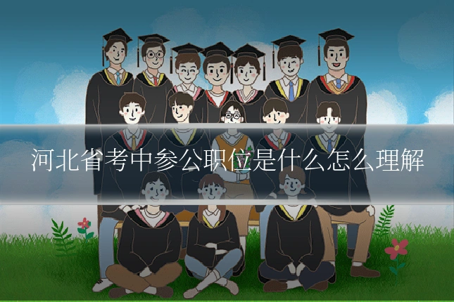 河北省考中参公职位是什么怎么理解