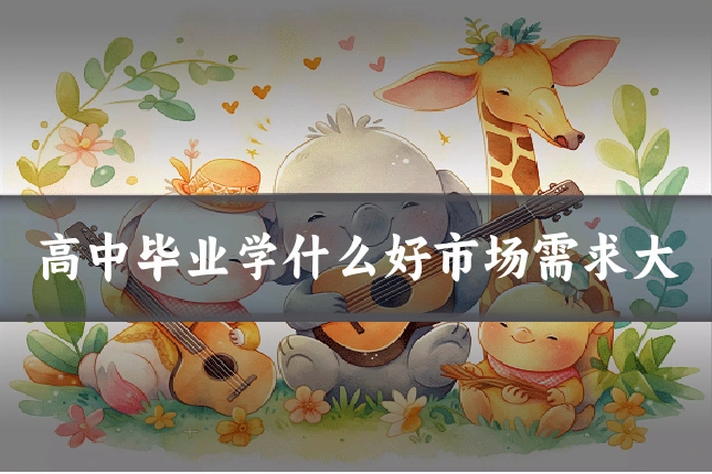 高中毕业学什么好市场需求大