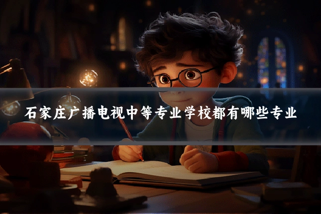 石家庄广播电视中等专业学校都有哪些专业