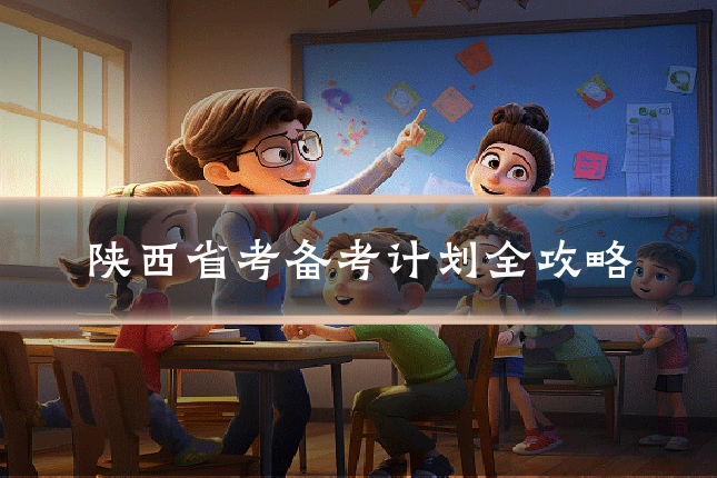 陕西省考备考计划全攻略