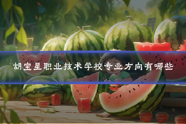 胡宝星职业技术学校专业方向有哪些