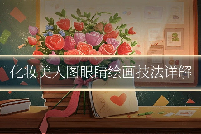 化妆美人图眼睛绘画技法详解