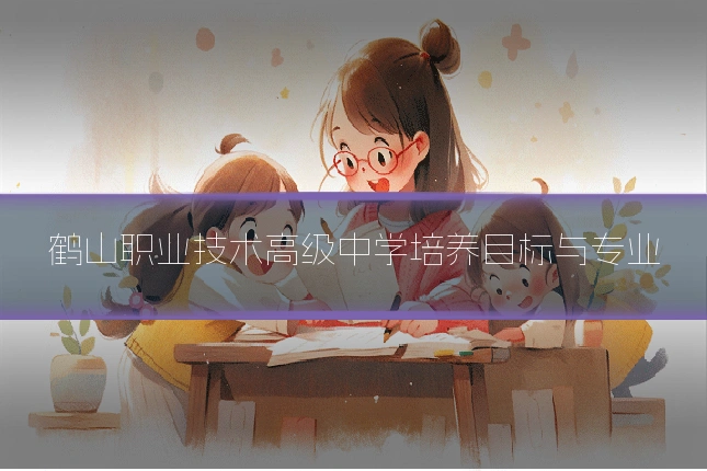 鹤山职业技术高级中学培养目标与专业