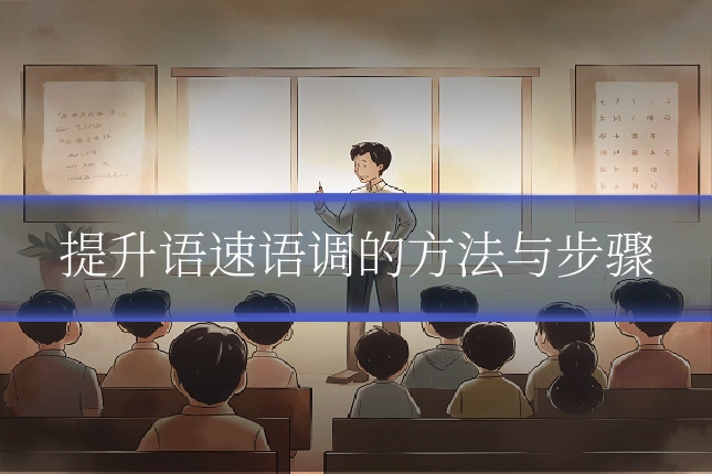 提升语速语调的方法与步骤